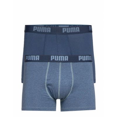 Puma Basic Boxer 2P Boxerkalsonger Blå PUMA