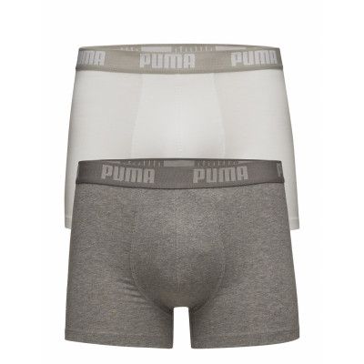 Puma Basic Boxer 2P Boxerkalsonger Grå PUMA