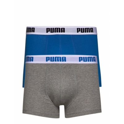Puma Basic Boxer 2P Boxerkalsonger Grå PUMA