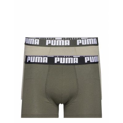 Puma Basic Boxer 2P *Villkorat Erbjudande Boxerkalsonger Grön PUMA