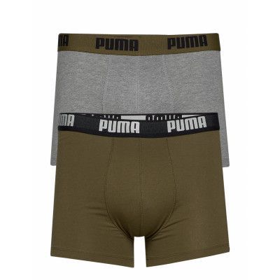 Puma Basic Boxer 2P *Villkorat Erbjudande Boxerkalsonger Grön PUMA