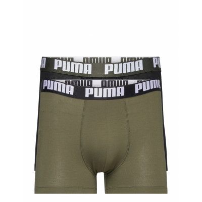 Puma Basic Boxer 2P Boxerkalsonger Grön PUMA