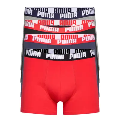 Puma Basic Boxer 4P Ecom *Villkorat Erbjudande Boxerkalsonger Multi/mönstrad PUMA