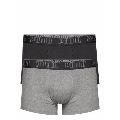 Puma Basic Trunk 2P Boxerkalsonger Grå PUMA