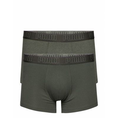 Puma Basic Trunk 2P Sport Boxers Grön PUMA
