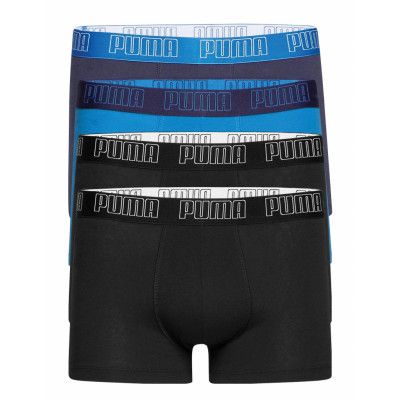 Puma Basic Trunk 4P Ecom Boxerkalsonger Blå PUMA