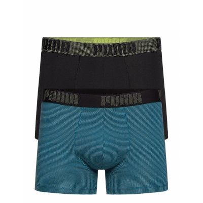 Puma Birdfeet Stripe Boxer 2p Boxerkalsonger Blå PUMA