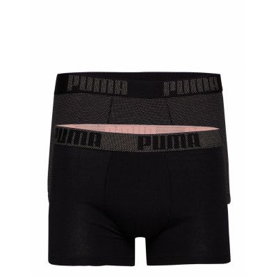 Puma Birdfeet Stripe Boxer 2p Boxerkalsonger Svart PUMA