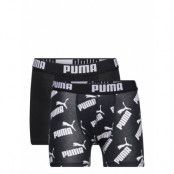 Puma Boys Aop Boxer 2P *Villkorat Erbjudande Night & Underwear Underwear Underpants Multi/mönstrad PUMA