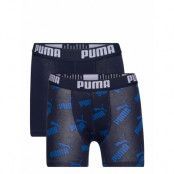 Puma Boys Aop Boxer 2P *Villkorat Erbjudande Night & Underwear Underwear Underpants Multi/mönstrad PUMA
