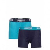 Puma Boys Basic Boxer 2P Night & Underwear Underwear Underpants Blue PUMA