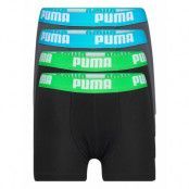 Puma Boys Basic Boxer 4P Ecom *Villkorat Erbjudande Night & Underwear Underwear Underpants Svart PUMA
