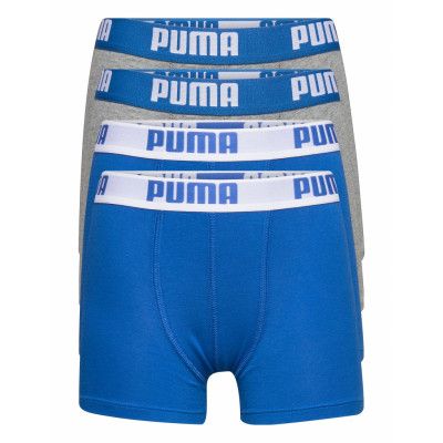 PUMA Puma Boys Basic Boxer 4P Ecom Blå