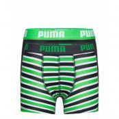Puma Boys Basic Boxer Printed Strip Night & Underwear Underwear Underpants Green PUMA