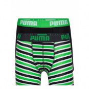 Puma Boys Basic Boxer Printed Strip Night & Underwear Underwear Underpants Grön PUMA