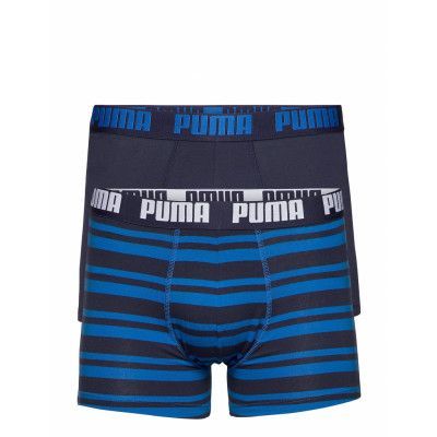 Puma Heritage Stripe Boxer 2P Boxerkalsonger Blå PUMA