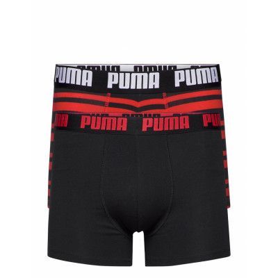 Puma Heritage Stripe Boxer 2P Boxerkalsonger Röd PUMA