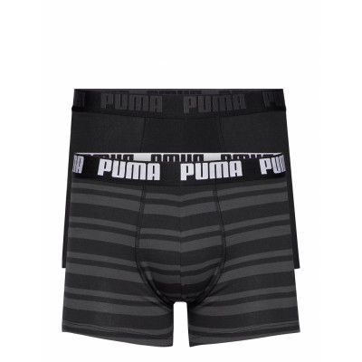 Puma Heritage Stripe Boxer 2P Boxerkalsonger Svart PUMA