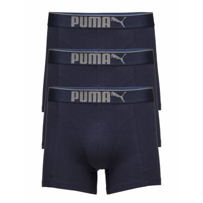Puma Lifestyle Sueded Cotton Boxer Boxerkalsonger Blå PUMA