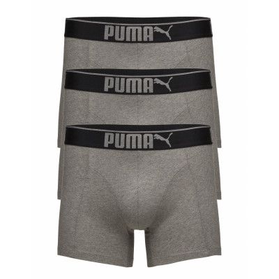 Puma Lifestyle Sueded Cotton Boxer Boxerkalsonger Grå PUMA