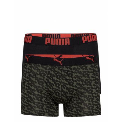Puma Logo Aop Boxer 2p Boxerkalsonger Multi/mönstrad PUMA