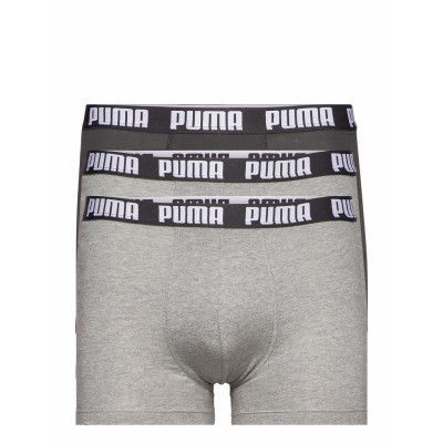 Puma Men Everyday Boxer 3P *Villkorat Erbjudande Boxerkalsonger Grå PUMA