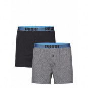 Puma Men Loose Fit Jersey Boxer 2P Sport Boxer Shorts Multi/patterned PUMA