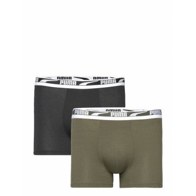 Puma Men Multi Logo Boxer 2P Sport Boxers Multi/patterned PUMA
