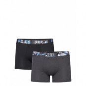 Puma Men Print Boxer 2P *Villkorat Erbjudande Boxerkalsonger Svart PUMA