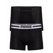 Puma Placed Logo Boxer 2P Sport Boxers Black PUMA