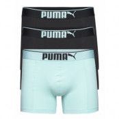 Puma Premium Sueded Cotton Boxer 3P Boxerkalsonger Blå PUMA