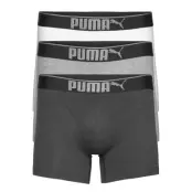 Puma Premium Sueded Cotton Boxer 3P Boxerkalsonger Vit PUMA