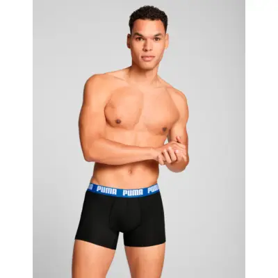 PUMA Puma Men Everyday Basic Boxers 2P - Black - M