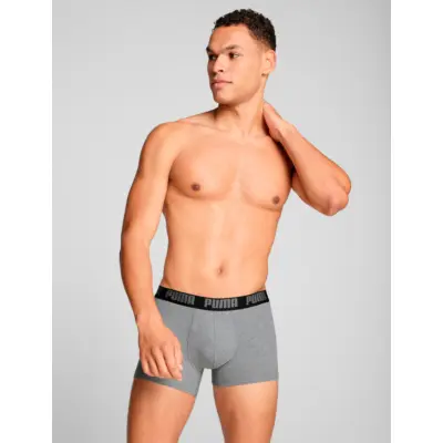 PUMA Puma Men Everyday Basic Boxers 2P - Multi/patterned - M