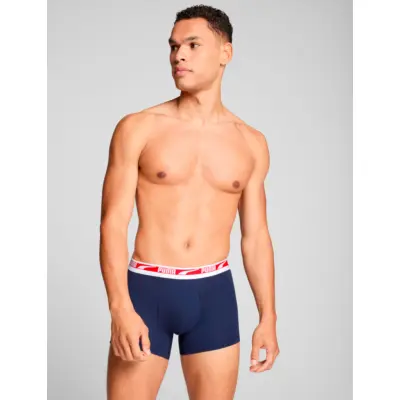 PUMA Puma Men Everyday Multi Logo Boxers - Navy - XXL