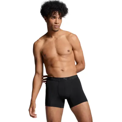 PUMA Puma Men Sport Microfiber Boxers 2P - Black - M