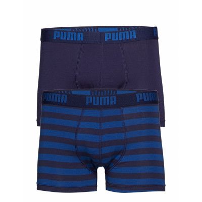 Puma Stripe 1515 Boxer 2p Boxerkalsonger Blå PUMA