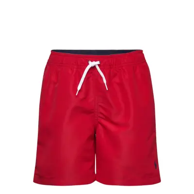 Ralph Lauren Kids Traveler Swim Trunk - Red - 150-161