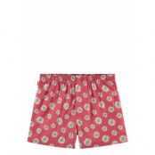 Red Flowers Underwear Boxer Shorts Red Pockies