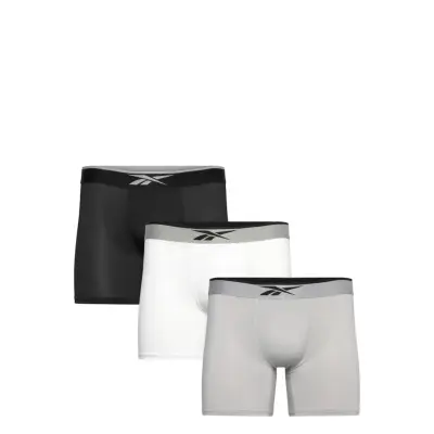 Reebok Performance Mens Rbk Sports Trunks Med Mack 3Pk Multi/patterned