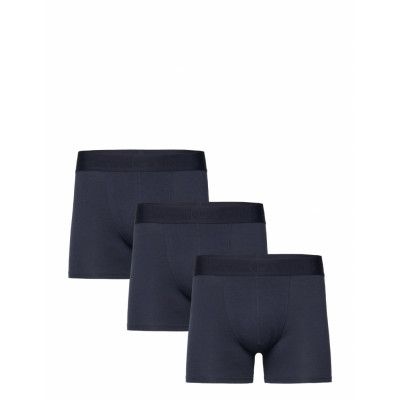 Bamboo 3-Pack Org. Gunnar Spec Boxerkalsonger Navy Resteröds