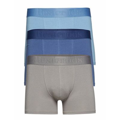 Bambu 3-Pack Gunnar Boxerkalsonger Blå Resteröds