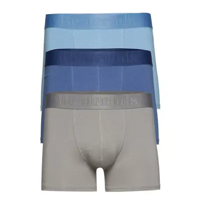 Bambu 3-Pack Gunnar Boxerkalsonger Blå Resteröds