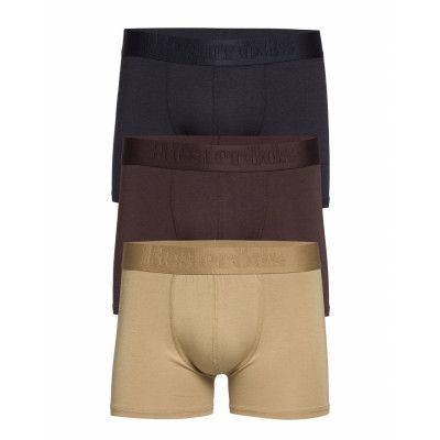 Bambu 3-Pack Gunnar Boxerkalsonger Brun Resteröds