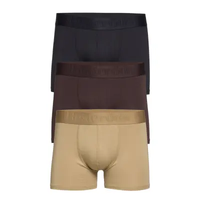 Bambu 3-Pack Gunnar Boxerkalsonger Brun Resteröds