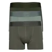 Bambu 3-Pack Gunnar Boxerkalsonger Grön Resteröds