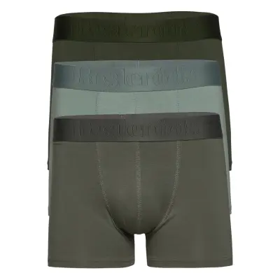 Bambu 3-Pack Gunnar Boxerkalsonger Grön Resteröds