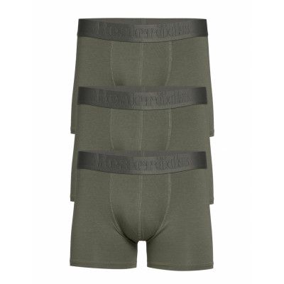 Bambu 3-Pack Gunnar Boxerkalsonger Grön Resteröds