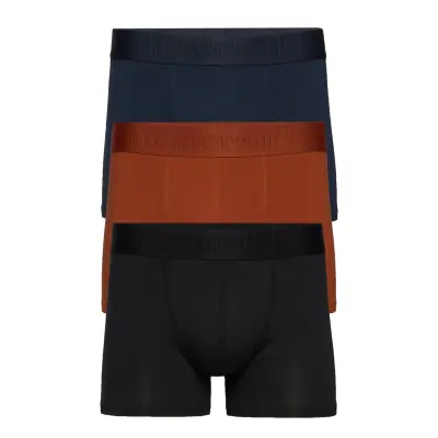 Bambu 3-Pack Gunnar Boxerkalsonger Svart Resteröds
