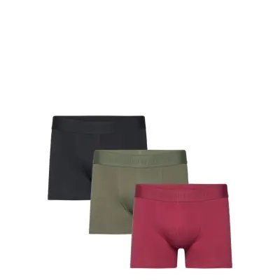 Resteröds Gunnar Cotton 3-Pack Khaki Green